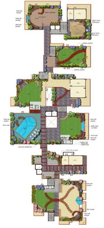  the fountainhead Block A Cluster Plan
