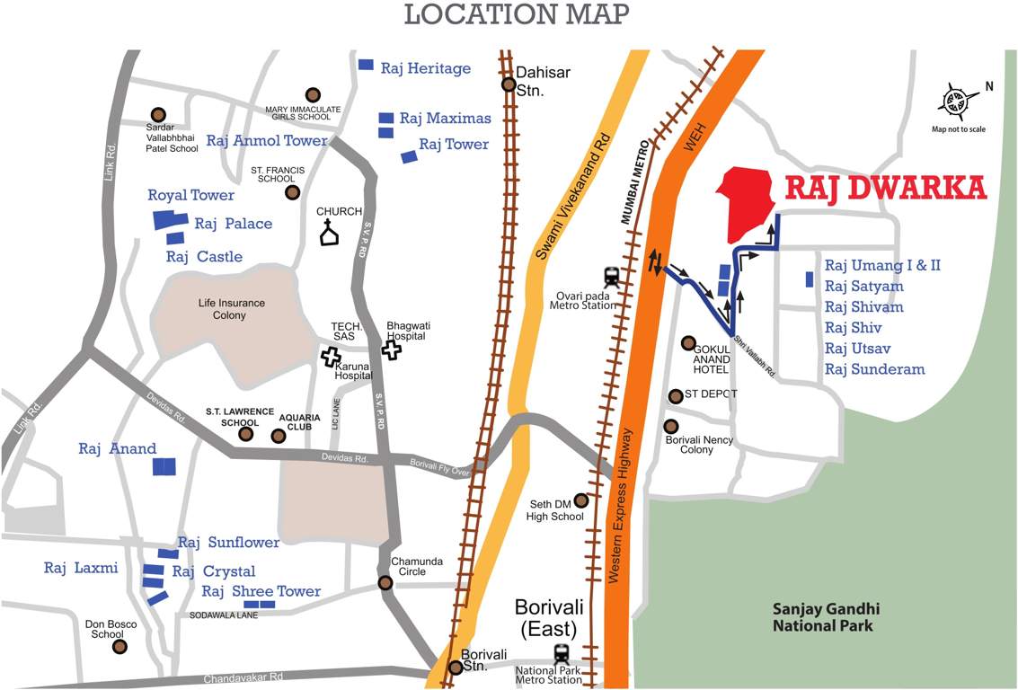  guru dwarka Images for Location Plan of Rajesh Raj Dwarka