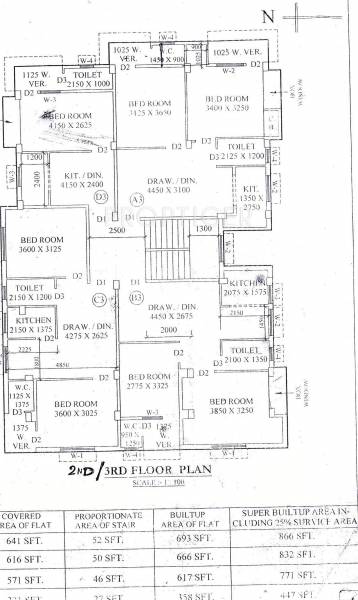  om-nivas Single Tower Cluster Plan