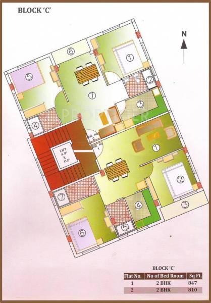  homes Block A Cluster Plan