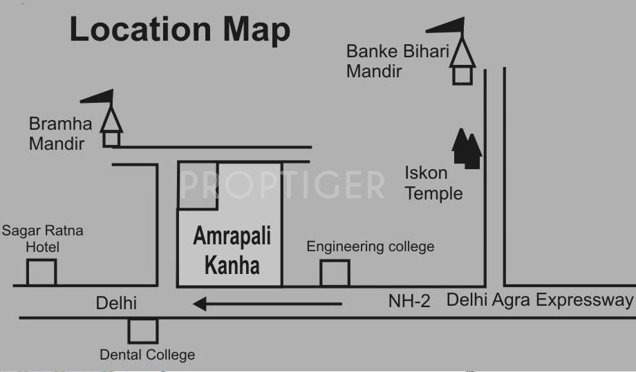 Images for Location Plan of Amrapali Kanha
