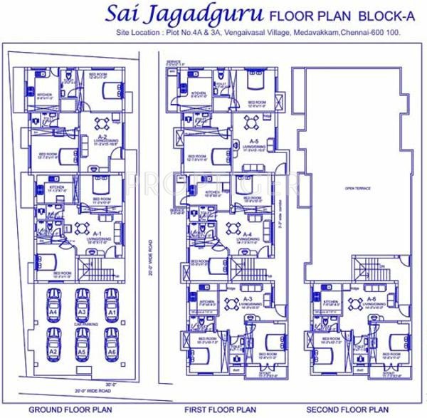 Palace Homes Sai Jagadguru Cluster Plan Block A