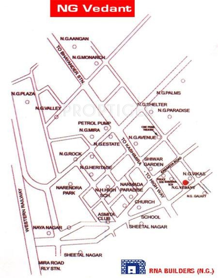 Images for Location Plan of RNA Builders NG NG Vedant