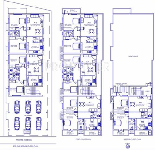 Palace Homes Sai Varada Cluster Plan Block A