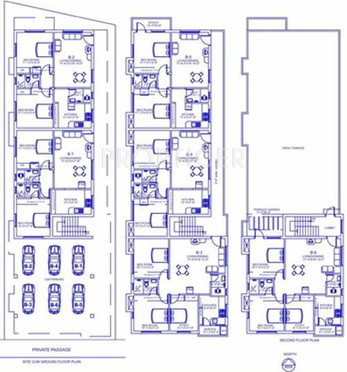 Palace Homes Sai Varada Cluster Plan Block B
