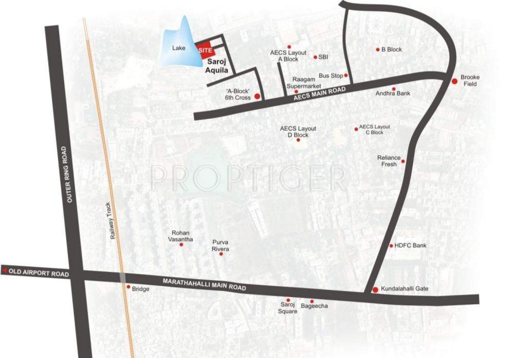  aquila Images for Location Plan of Saroj Aquila