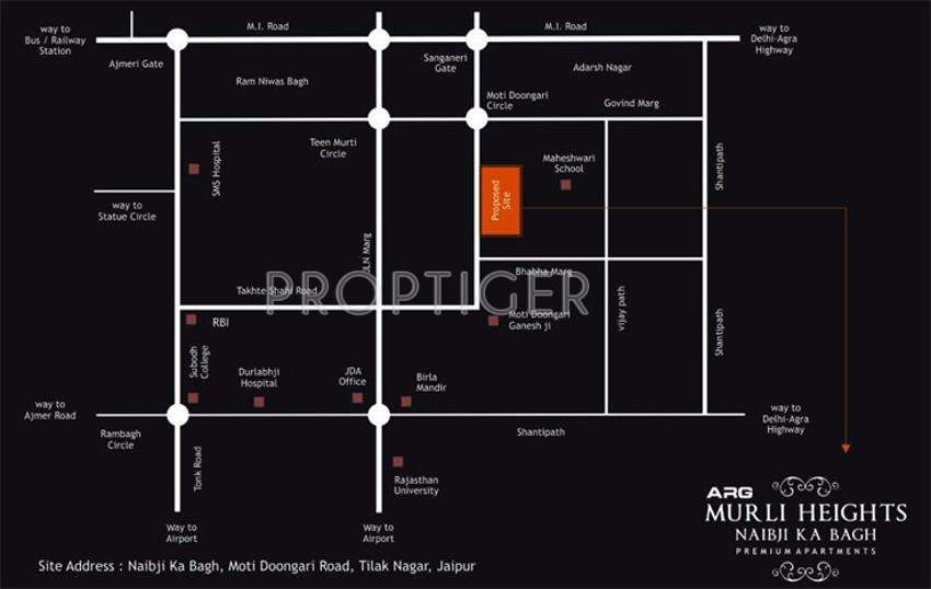  murli heights Images for Location Plan of ARG Murli Heights