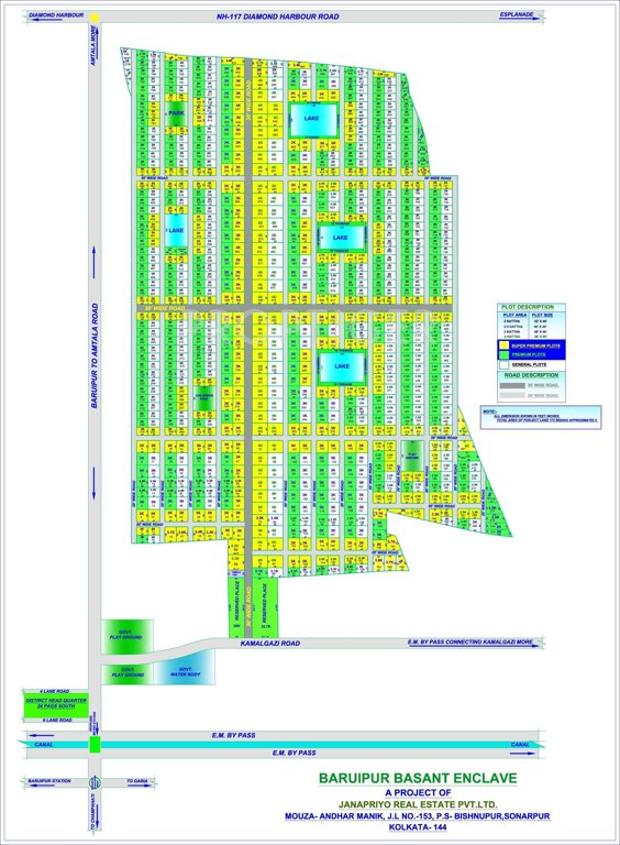 Images for Layout Plan of Janapriyo Baruipur Basant Enclave