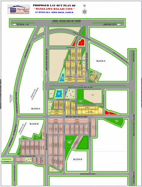 Images for Layout Plan of Manglam Balaji City