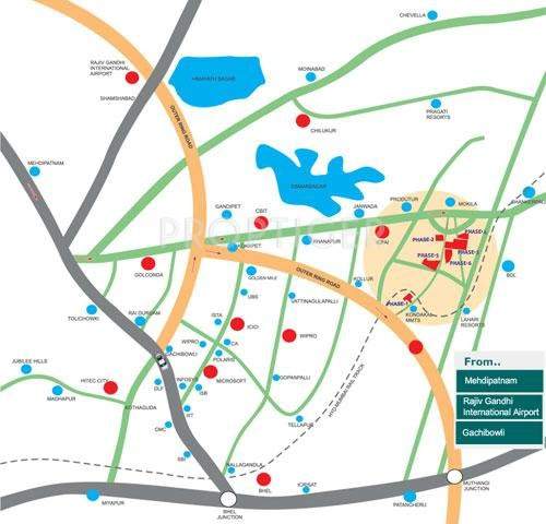 gachibowli county phasevii Images for Location Plan of Green City Gachibowli County PhaseVII