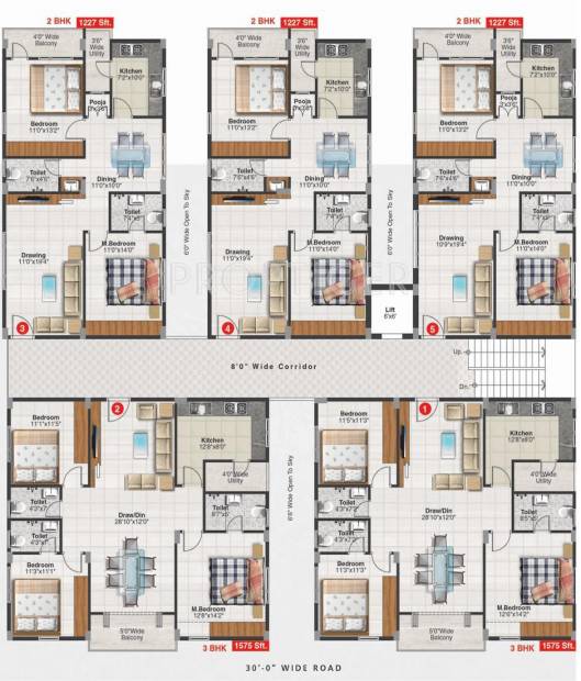 Images for Cluster Plan of Maram Seetharama Residency