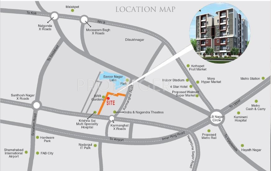 Images for Location Plan of Maram Seetharama Residency