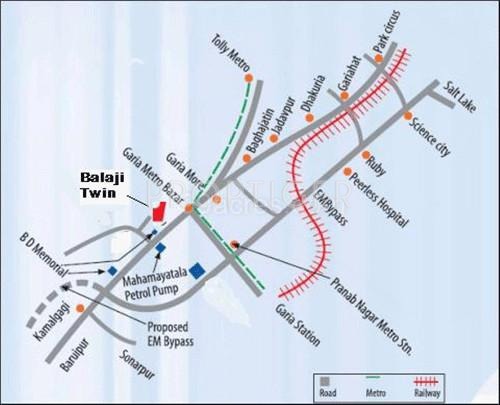 Sree Balaji Twin Location Plan