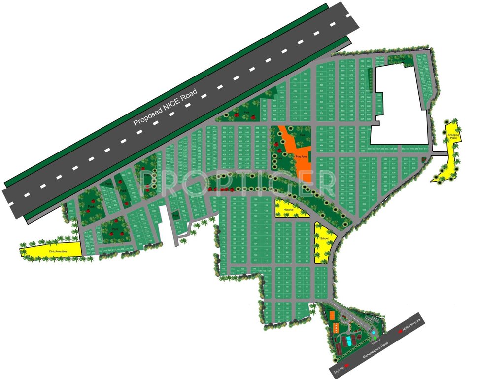 Images for Layout Plan of Blue Nice Vistas Plots