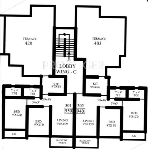  bramha Images for Cluster Plan of Omkar Krupa Builders and Developers Bramha