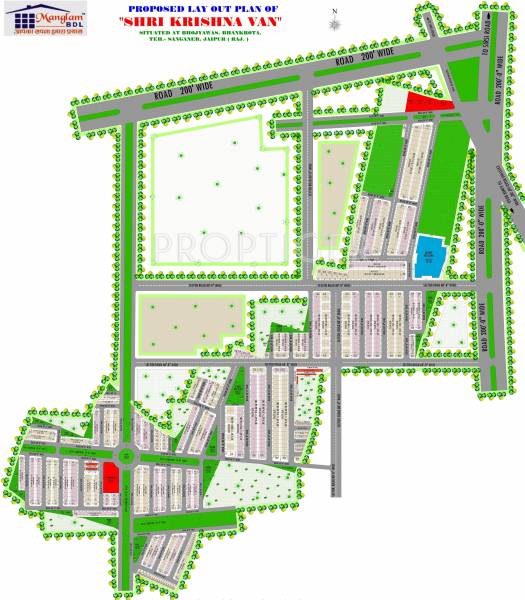 Images for Layout Plan of Manglam Shri Krishna Van