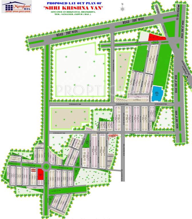 Images for Layout Plan of Manglam Shri Krishna Van