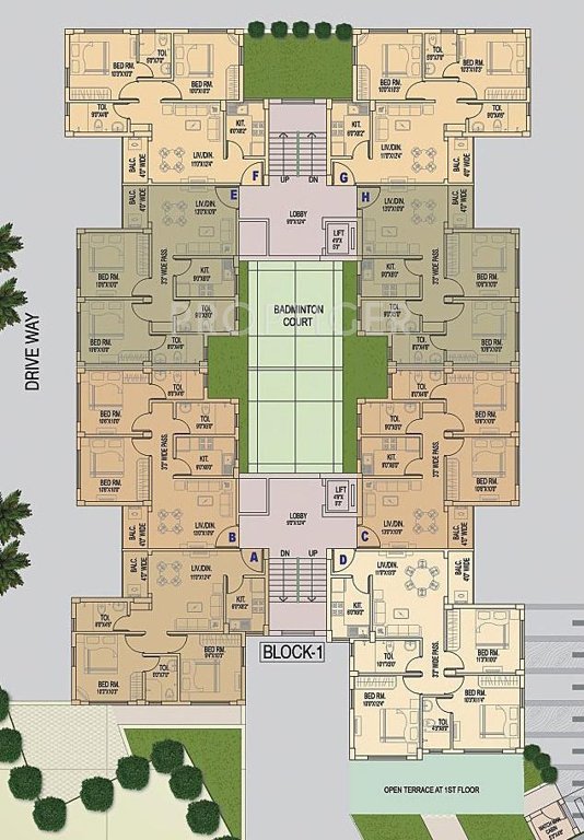  green residency Images for Cluster Plan of Atri Green Residency