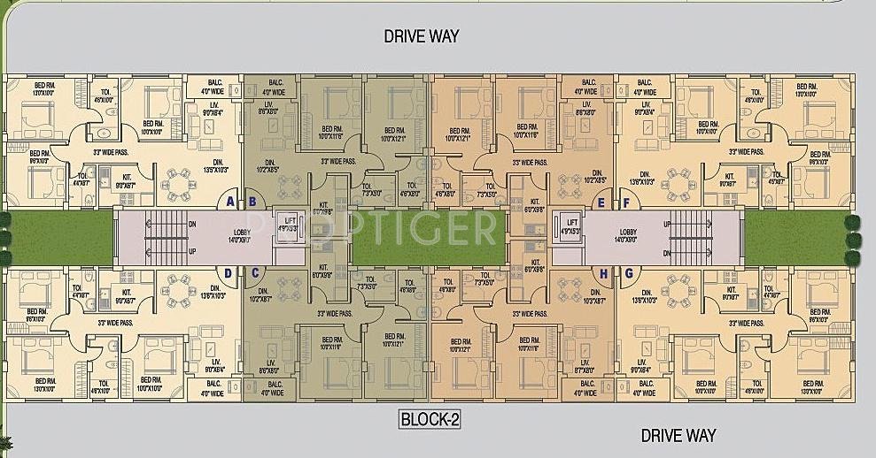  green residency Images for Cluster Plan of Atri Green Residency
