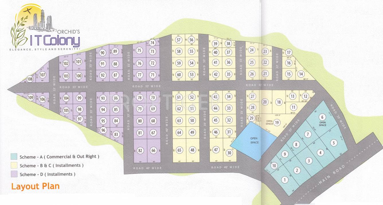 Images for Layout Plan of Orchid IT Colony