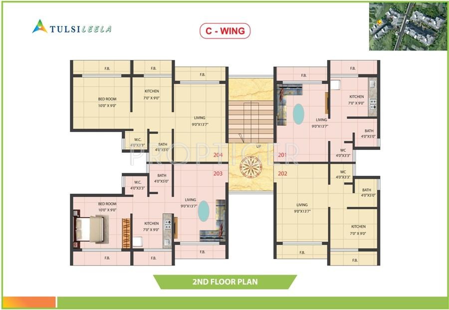  leela Wing A Cluster Plan