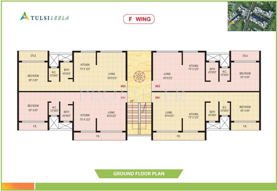  leela Wing A Cluster Plan