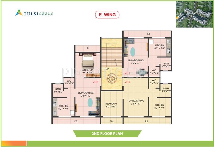  leela Wing B Cluster Plan