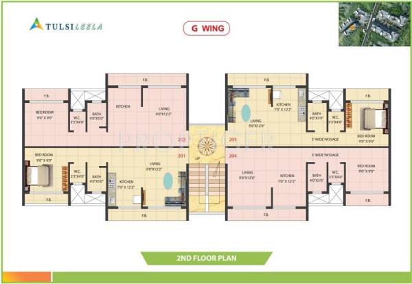  leela Wing B Cluster Plan
