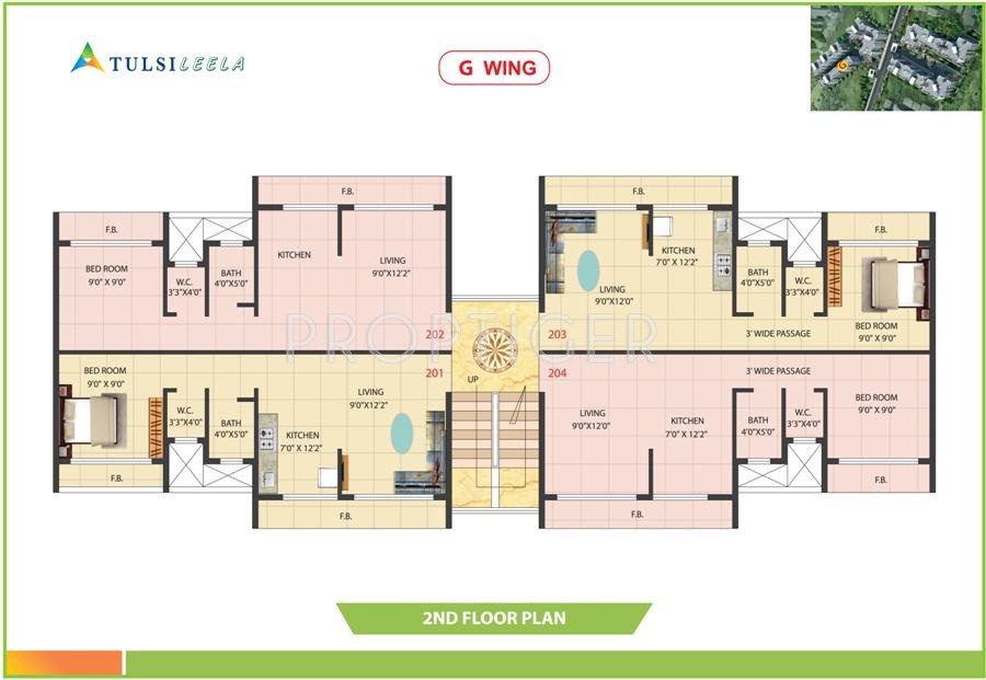  leela Wing B Cluster Plan