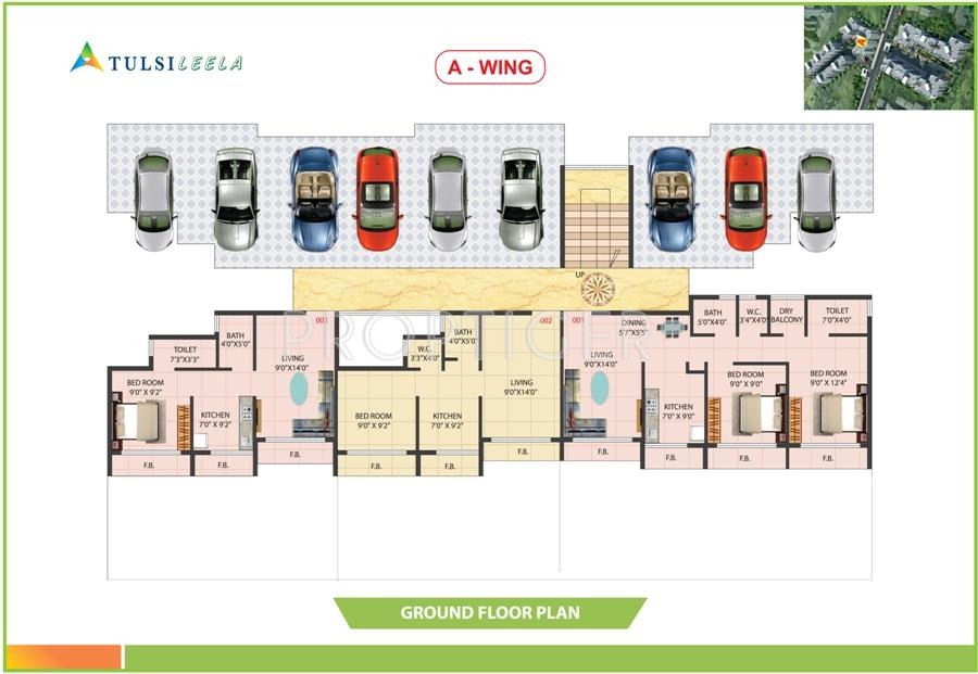  leela Wing D Cluster Plan