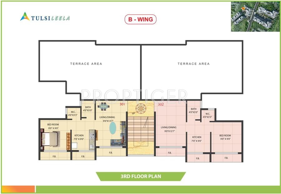  leela Wing D Cluster Plan