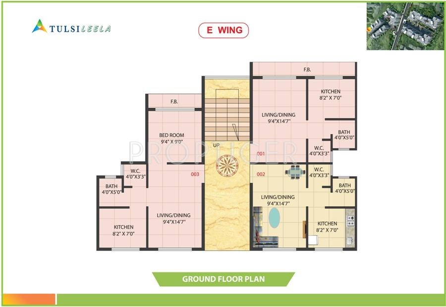  leela Wing D Cluster Plan