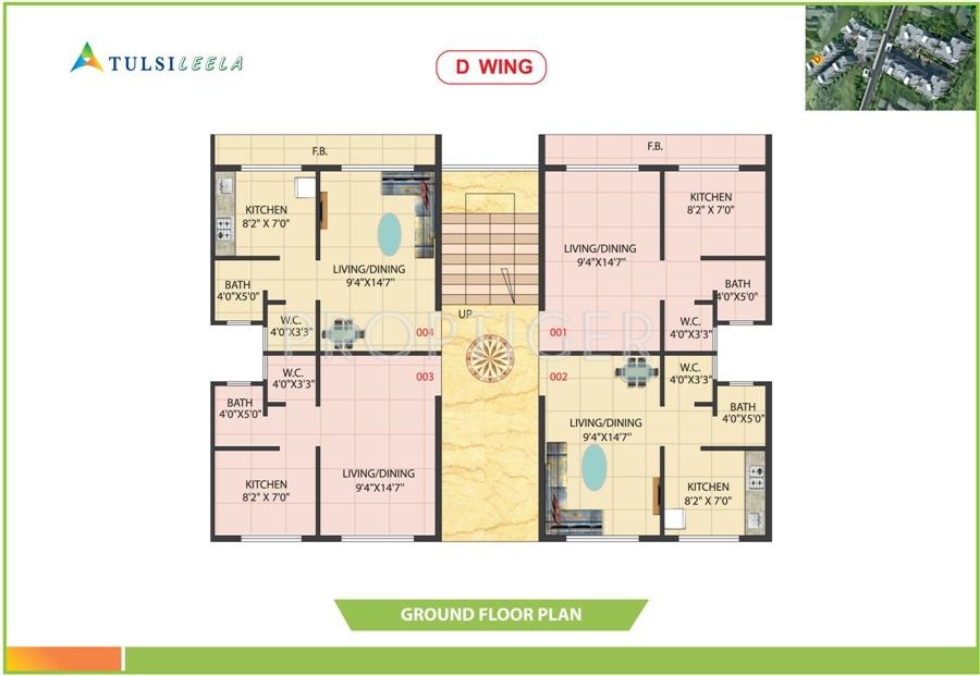  leela Wing G Cluster Plan
