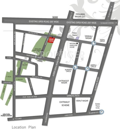 Images for Location Plan of Manglam Grand Vistas