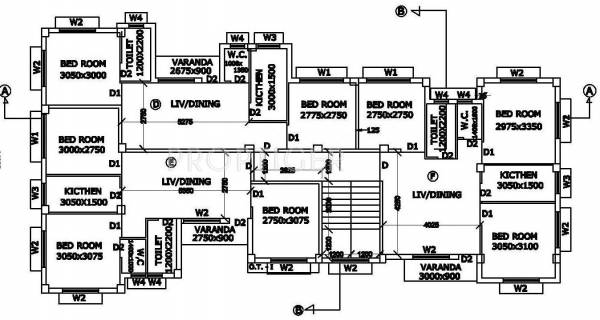 Tower 2 - Cluster Plan L N Enterprise Green Huts 2 Tower 2 - Cluster Plan