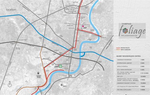  foliage Images for Location Plan of Sampad Foliage
