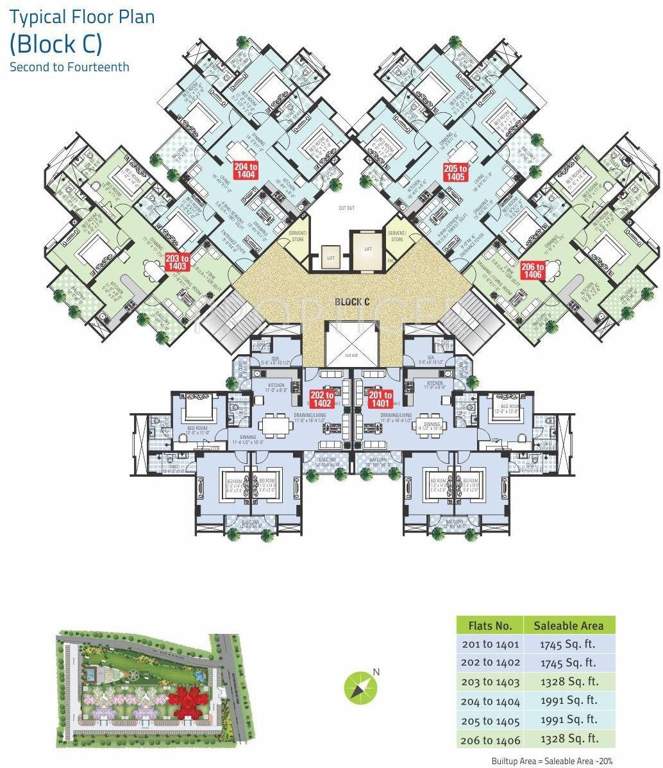 Images for Cluster Plan of Manglam The Grand Residency