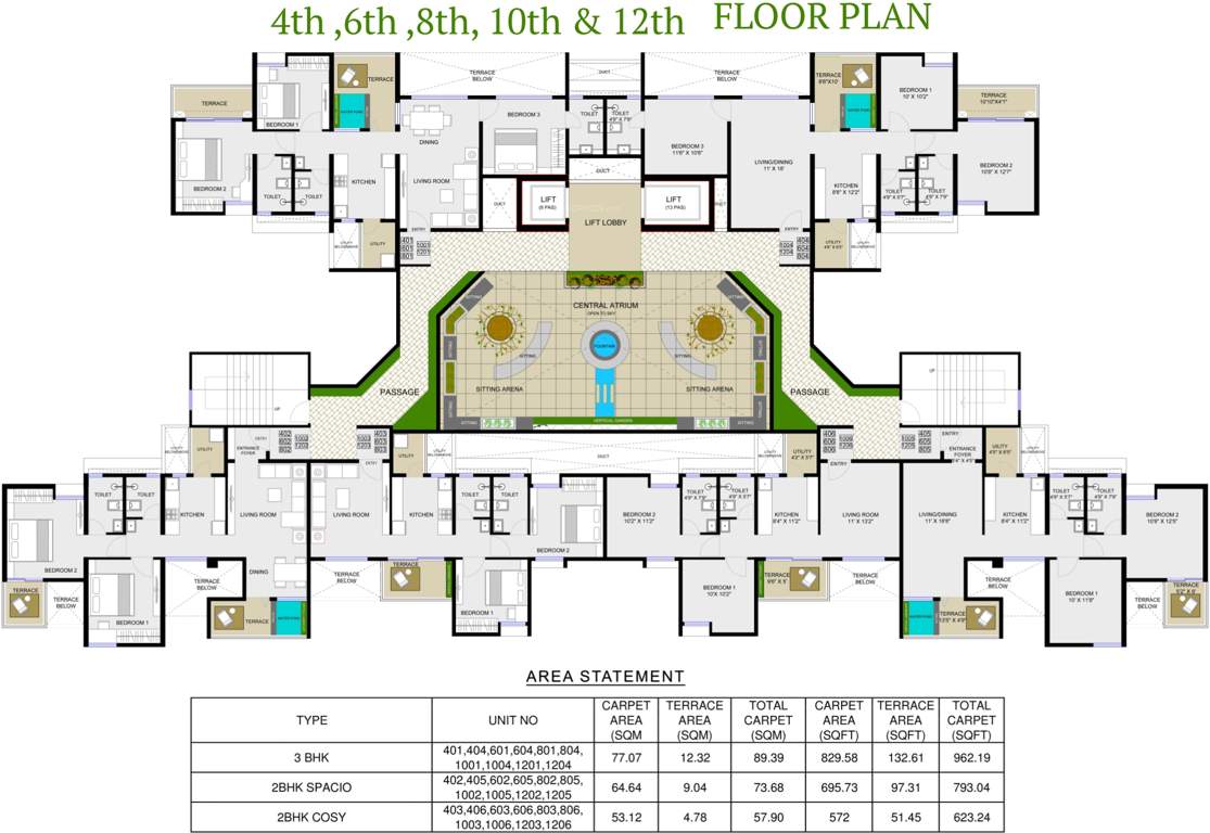  vertiga Images for Cluster Plan of Axis Vertiga