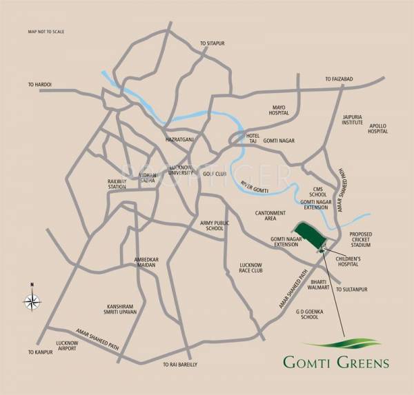 Images for Location Plan of Emaar India Gomti Greens