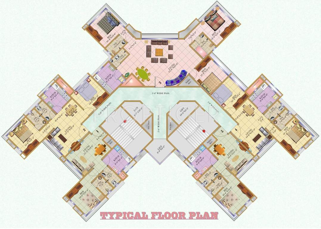 Images for Cluster Plan of Sarah Sarah Towers