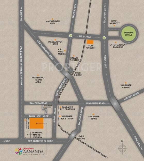  aananda Images for Location Plan of Manglam Aananda
