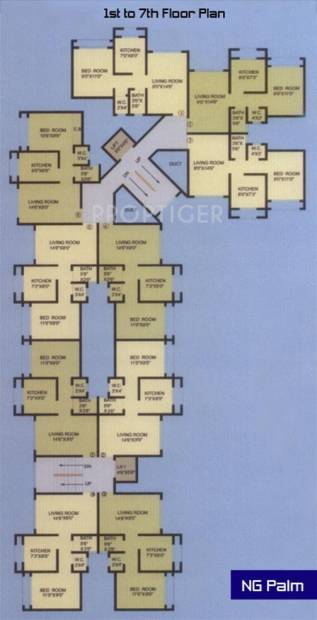  ng-palm Single Block Cluster Plan