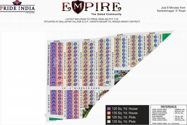 Images for Layout Plan of Pride India The Empire Villa