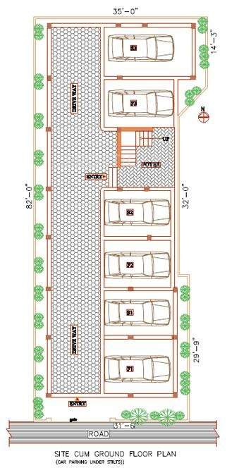Anjaneyaa Housing Deluxe Apartments Chrompet Layout Plan