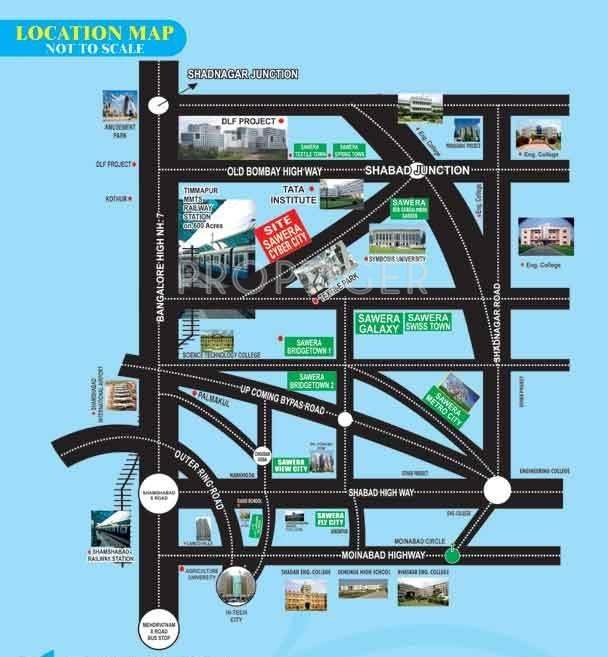 Images for Location Plan of Sawera Townships India Cyber City