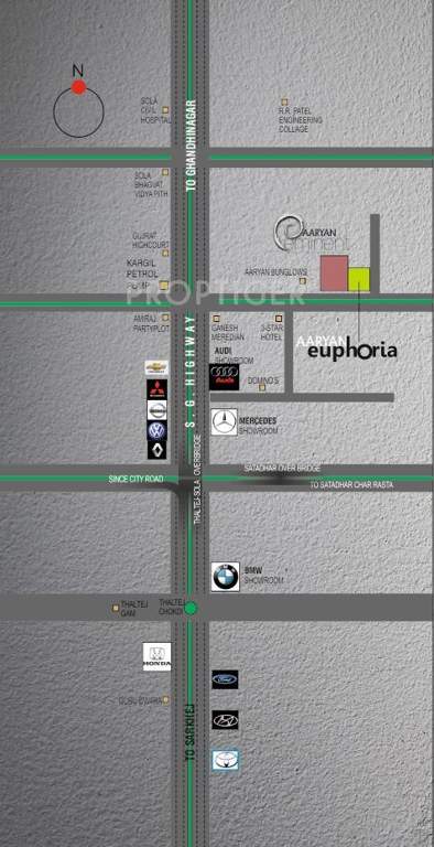 euphoria Images for Location Plan of Aaryan Euphoria