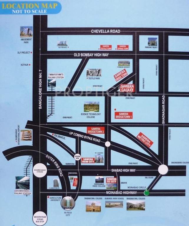 Images for Location Plan of Sawera Townships India Fly City