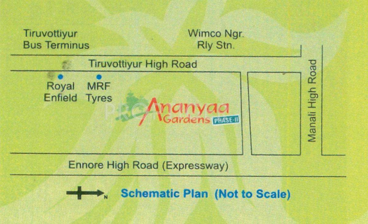 Images for Location Plan of Annai Ananyaa Gardens Phase 2 Apartments
