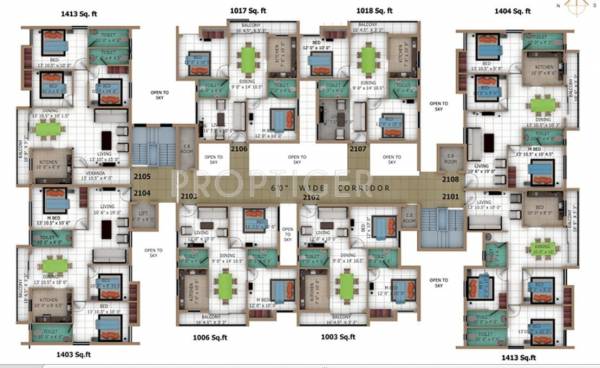 Images for Cluster Plan of Guru Brindavan Garden Images for Cluster Plan of Guru Brindavan Garden
