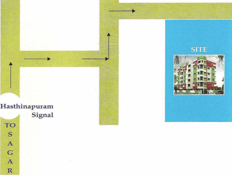 Images for Location Plan of Well Build Constructions Sai Harsha Towers